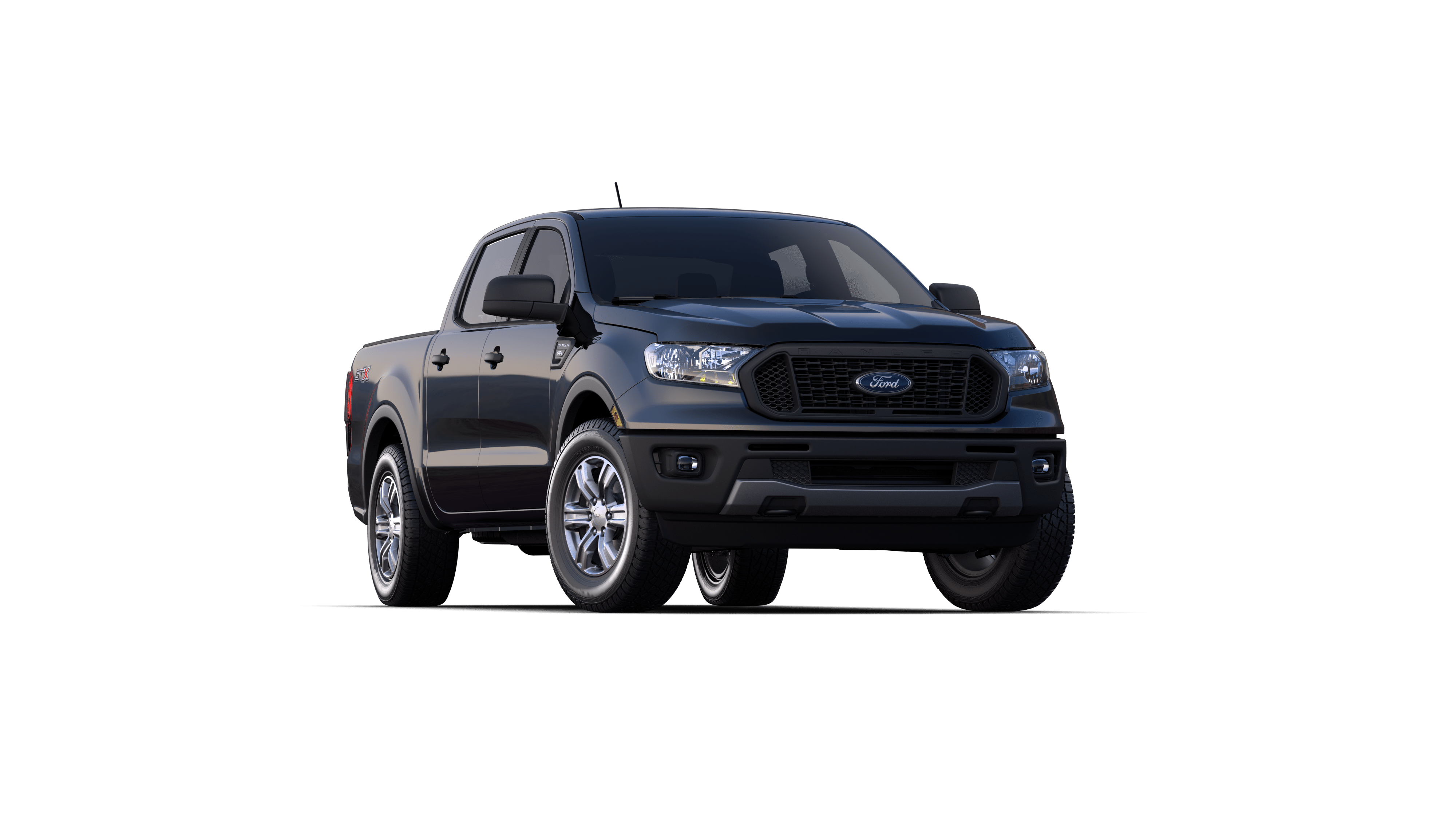 New Shadow Black 2020 Ford Ranger XL 2WD SuperCrew 5' Box for sale at